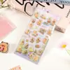 Adesivos Divertidos Estéreo Flutuantes de Desenho Animado Diamante de Cristal Adesivos Decorativos para Crianças Adesivos 3D Adesivos Relevo Fofos para Meninas