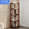 Mueble de esquina de madera maciza Estante de almacenamiento de esquina Mueble de esquina Mueble de esquina triangular Almacenamiento de esquina para sala de estar y dormitorio Esquina