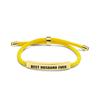 Pulsera Europea y Americana Multicolor de Cuerda Trenzada Transfronteriza Buen Esposo Conmemorativa Día de San Valentín Regalo de Navidad Pulsera de Acero Inoxidable Grabada