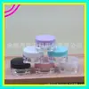 Pote Quadrado para Creme Cosmético 10g Conjunto de Viagem Frasco Quadrado para Creme Facial Frasco para Pó com Glitter 10 Gramas Frasco Reabastecível para Maquiagem