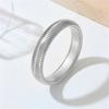 Pulsera Brazalete Europeo y Americano Transfronterizo Elástico Exagerado de Acero Inoxidable para Mujer Pulsera de Moda a Rayas de Lujo Ligero Collar para Mujer