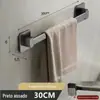 Toalheiro Anti-perfurante Toalha de mão Toalha de banho Cabide para banheiro Prateleira para banheiro Barra de toalha de parede de mastro único