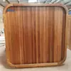 Venta Directa Transfronteriza Habitación de Sauna Cuadrada para Exteriores Hecha de Madera de Cedro Rojo, Habitación de Sauna de Salud con Deshumidificación de Vapor Seco con Certificación Completa