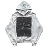 Sudadera con capucha informal de moda Y2K Retro Americano Streetwear Punk Estampado Estilo Harajuku Moda Callejera Gótica Estilo Oscuro