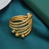 Anillo de servilleta de metal europeo y americano de venta caliente transfronteriza, hebilla para servilleta de mesa de comedor de restaurante occidental, anillo de servilleta de primavera para boda de hotel