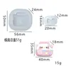 Molde Squishy DIY Alivio del Estrés Muñeco de Dibujos Animados Juguete de Moda Juguete de Comida Tostada Molde de Silicona