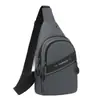 Bolsa de Peito Masculina para Negócios Transfronteiriça Nova Moda Urbana Simples Casual Bolsa de Ombro Grande Capacidade Leve Bolsa Transversal de Viagem