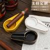 Cenicero Portátil Estilo Europeo Creativo Personalizado Plato para Cigarros Cenicero de Cerámica para el Hogar Sentido Avanzado
