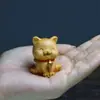 Artesanías de Colgante para Bolsa con Talla de Madera de Ciprés del Zodiaco, Adornos Coleccionables de Mano, Colgantes de los Doce Animales del Zodiaco, Souvenirs de Escritorio