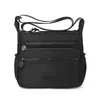 Bolso de Hombro Multicapa Ligero Nuevo 2026 Transfronterizo, Bolso Cuadrado Pequeño de Tela de Nylon Simple y Elegante, Bolso Cruzado Ligero Casual