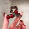 Presilha de Cabelo Exquisita e Compacta com Pedras Strass para Mulheres, Adequada para Franja e Cabelo Lateral, Grampo de Princesa, Acessório de Cabelo Atacado