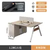 Mesa e Cadeira para Estação de Trabalho de Funcionário Cabine de Estação de Trabalho Simples Moderna Tela Mobiliário de Escritório Mesa de Computador para Pessoal
