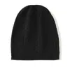 Gorro de cachemira tejido para otoño e invierno, engrosado y cálido, estilo pullover, adecuado para circunferencia de cabeza grande, gorro de lana tejido para clima frío, gorro de punto, gorro holgado