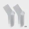 Meias de Resfriamento para Homens, Verão Finas de Meia-Perna em Malha Respirável Absorventes de Suor Antiodor, Meias Antibacterianas de Cor Sólida para Uso Casual de Negócios
