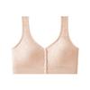 Versión Tallas Grandes 65-105 kg Sujetador tipo Chaleco Transpirable Cómodo para Mujer Sin Aros Cierre Frontal