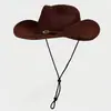 Nuevo Sombrero de Sol de Ala Ancha para Exteriores para Hombres y Mujeres, Sombrero de Vaquero, Sombrero de Paja, Sombrero de Pescador, Estilo Primavera y Verano