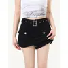 Falda negra estilo workwear para mujer 2026 moderna nueva de verano estilo chica hot bodycon falda pantalón corta