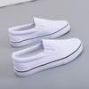 Sapatos de lona pintados à mão Sapatos brancos preguiçosos slip-on primavera homens e mulheres da moda casal estudantes elástico slip-on board sapatos