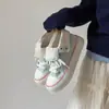 Tênis de Lona com Design de Nicho 2026 Primavera/Outono Mais Vendido Combina Bem com Saias Cadarço Frontal Sapatos Brancos Modernos Versáteis Casuais Tênis de Skate