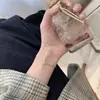 Amazon Transfronterizo Pulsera de 26 Letras con Disco de Acero Inoxidable No se Desvanece Moda Elegante Versátil Regalo de Aniversario