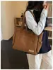 Nova bolsa de ombro feminina transfronteiriça, cor sólida, simples e casual, bolsa de mão de tecido, versátil para o trabalho e estudantes, bolsa tote