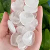 Polvo de Piedra Natural Cristal Ojo de Tigre Mini Corazón Piedra de Bolsillo 25mm Piedra Cruda No Porosa Venta al por Mayor Lote Pequeño Dropshipping