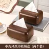 Caixa de Lenços com Textura de Madeira Imitação Caixa de Lenços Simples Pão Caixa de Lenços para Mesa Caixa de Lenços para Hotel Leve Luxo Caixa de Guardanapos para Restaurante Caixa de Armazenamento