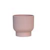 Vaso pequeno de melamina sem furo vaso simples de material de melamina vaso para suculentas cor macaron listrada vaso pequeno