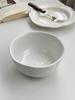 Venta al por mayor estilo retro francés ins relieve encaje exportación comercio exterior plato blanco de cerámica sopa fideos tazón grande plato de postre