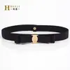 Cinto Decorativo de Laço Simples da Moda Suprimento Acessórios Finos Femininos Vestido Elástico Elástico Cinto Primavera e Verão