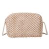 Bolso Mini de Verano Tejido a Mano para Mujer 2023 Nuevo Moderno Pequeño Fresco Estilo Pastoral Bandolera Bolso de Paja Bolso Cuadrado Pequeño