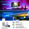 Juego de tira de luz WIFI directa de fábrica impermeable 5050 barra de luz RGB colorida control remoto inteligente de 24 teclas APP