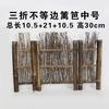 Produtos de Bambu Tela de Bambu para Cerca Cerca Pequena Rack de Tela de Bambu Mesa de Chá Japonesa Jardinagem Ornamentos Decorativos Criativos