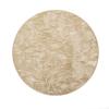 Tapete de Mesa de Jantar Estilo Europeu com Recorte de Borboleta e Flor em PVC Redondo com Estampagem a Quente Decorativo Doméstico Impermeável Antiderrapante Tapete Ocidental