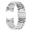 Adequado para Samsung Galaxy Watch7 pulseira de três elos Watch6 cabeça de pressão de liberação rápida pulseira de aço inoxidável