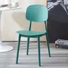 Taburete Nórdico de Plástico Minimalista Moderno para el Hogar, Silla de Comedor de Moda Estilo Ins para Centros Comerciales y Restaurantes, Silla de Comedor para Dormitorio con Respaldo