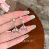 Brincos Cauda de Peixe Floresta Série Oceano, Luxo Acessível, High-End, Brincos Elegantes e Atmosféricos para Mulheres, Brincos Únicos e Bonitos