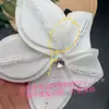Parche de Tela Bordado a Mano con Cuentas, Inspirado en Chanel, Estilo Influencer, Corte Ultrasónico para Flores, Parche DIY para Bolsos, Calcetines y Decoración de Ropa