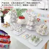 Decoración de Cumpleaños Adornos para Mesa de Postres Exhibidor de Boda Estante de Exhibición Desechable de Tres Niveles Soporte para Pasteles Rejilla para Pasteles