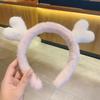 Xingdelu misma diadema de orejas de conejo Corea del Sur celebridad de Internet linda muñeca de dibujos animados pasador diadema cara de felpa lavado al por mayor