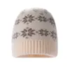 Gorro de Punto Jacquard Cachemir Retro Nuevo Otoño/Invierno 2026 para Hombres y Mujeres, Grueso y Cálido para Clima Frío