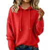 25 Años de Amazon Europeos y Americanos Otoño e Invierno Nuevas Prendas de Punto de Color Puro para Mujer Prendas de Punto con Capucha Suéteres de Abrigo