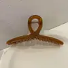 High-end requintado de volta da cabeça bobina grampo de cabelo grande gancho de cabelo das mulheres quantidade de cabelo de verão tubarão clipe de cabelo cocar acessórios para o cabelo