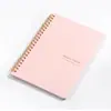 Cuaderno semanal en inglés de Amazon transfronterizo, tamaño A5, autocompletable, cuaderno semanal en espiral en inglés, venta al por mayor