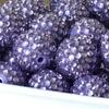 10-22 MM Resina Broca Bola Chapeamento Fundo luz roxo Broca Bola Contas Chunky Beads DIY Diamond Grandes Contas