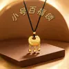 Estilo étnico chino aleación joyería calabaza llavero colgante collar decoración regalo al por mayor para hombres y mujeres