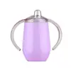Taza con Pico de Doble Asa de 10 oz, Taza Térmica Infantil de Acero Inoxidable 304 con Asa, Antiderrames y Resistente a Caídas, Taza de Gran Capacidad al por Mayor