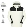 Traje de Asalto Invernal Ropa de Trabajo Integrada con Forro Polar Hombres y Mujeres Cortavientos Impermeable Cálido Engrosado Chaqueta de Montañismo para Exteriores Impresión Personalizada