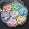Celebridad de Internet Nuevo estilo ins Corazón transparente Lentejuelas para uñas Estilo Amor dulce Corazón de amor Lentejuelas Paquete de materiales para uñas DIY