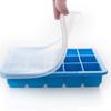Bandeja de Hielo de Silicona Creativa Molde para Cubitos de Hielo de 15 Celdas Caja para Suplemento Alimenticio para Bebé para el Hogar Cubitos de Hielo Cuadrados Hielera